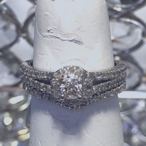 DIAMOND ENGAGEMENT RING-HALO STYLE (REG. $1999.00)